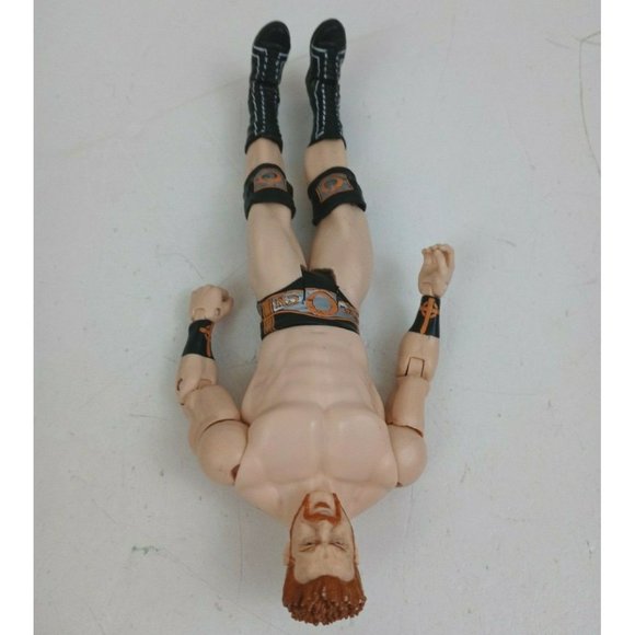 2011 Mattel WWE Shamus Black & Orange Gear 7.25" Action Figure (B) - Picture 5 of 10